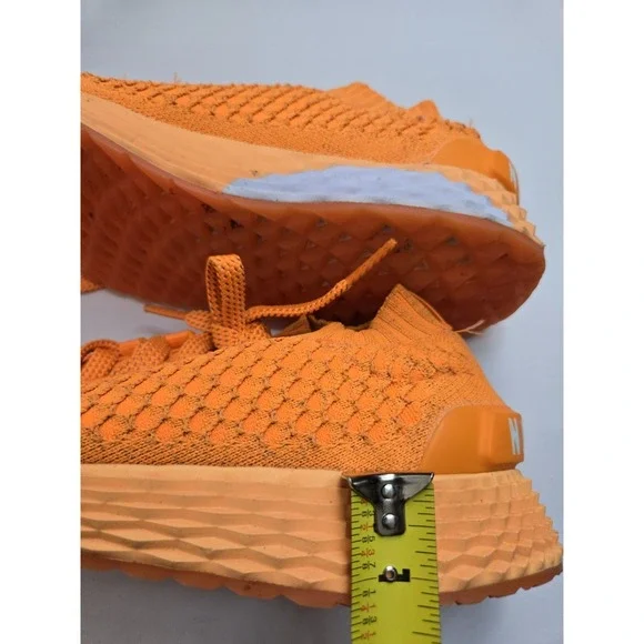 NOBULL Allday Knit Neon Orange Running Sneakers Workout Gym Mens 7.5 US Womens 9 - Picture 10 of 12